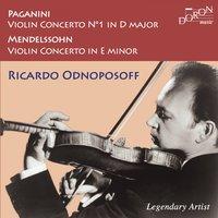 Ricardo Odnoposoff: Paganini and Mendelssohn