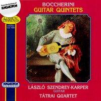 Boccherini: Three Guitar Quintets (Tatrai String Quartet; Laszlo Szendrey-Karper)