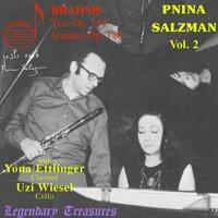 Pnina Salzman Vol.2: Brahms Clarinet Trio & Sonatas