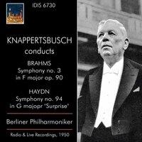 Brahms: Symphony No. 3 - Haydn: Symphony No. 94