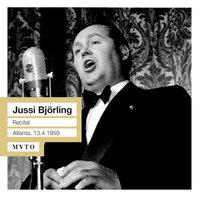 Jussi Björling Recital