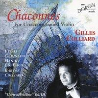 Chaconnes for Unaccompanied Violin
